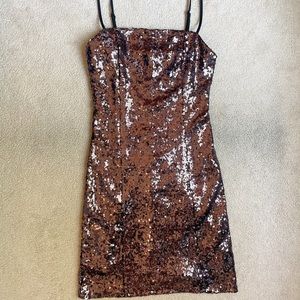 Forever 21 Light Purple Sequin Mini Party Dress